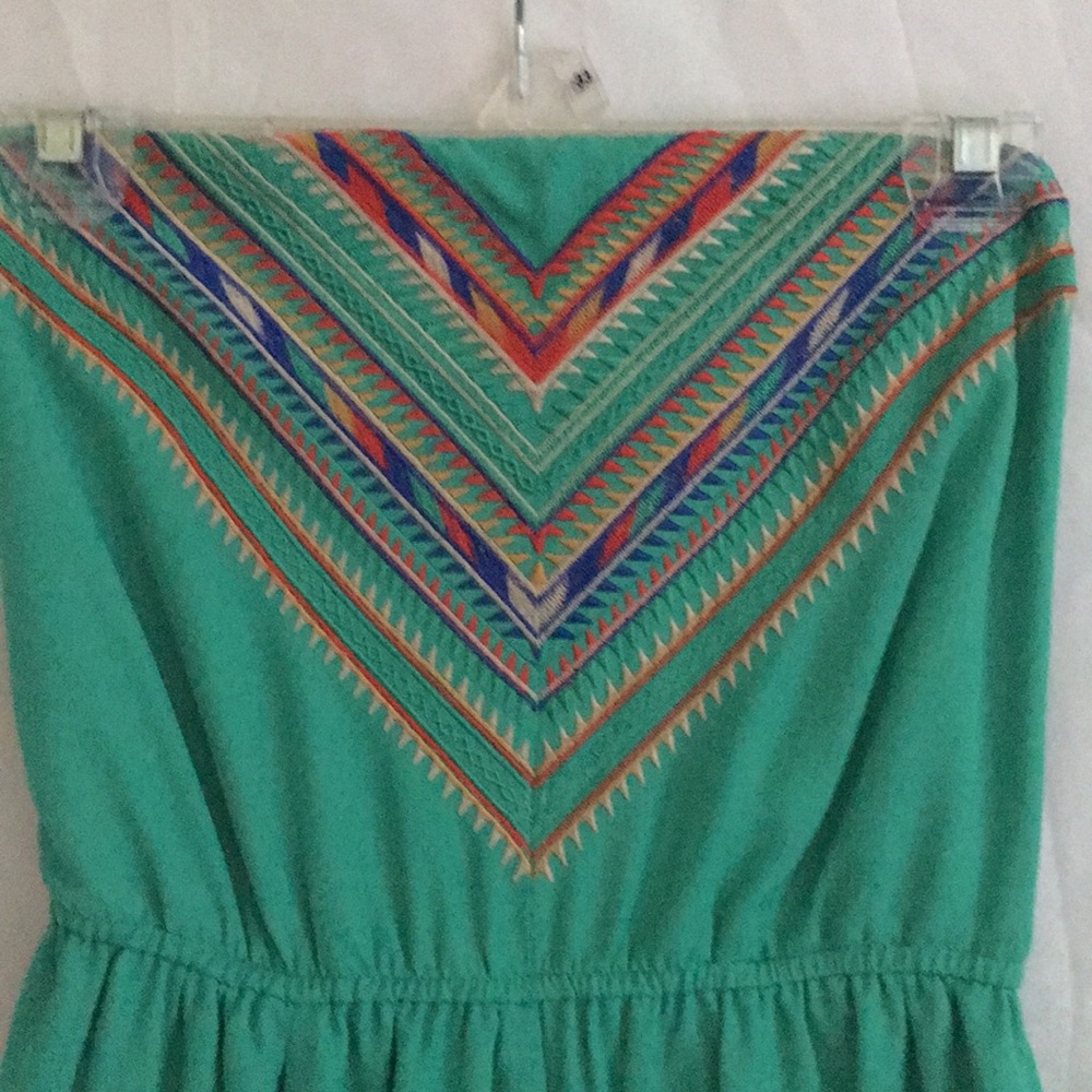 Emerald green Aztec jumpsuit